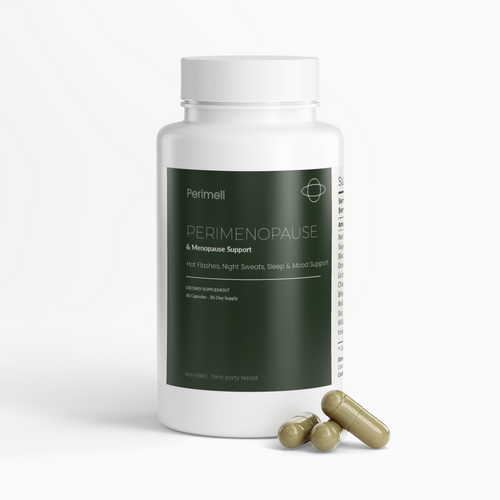 Perimell perimenopause supplement bottle
